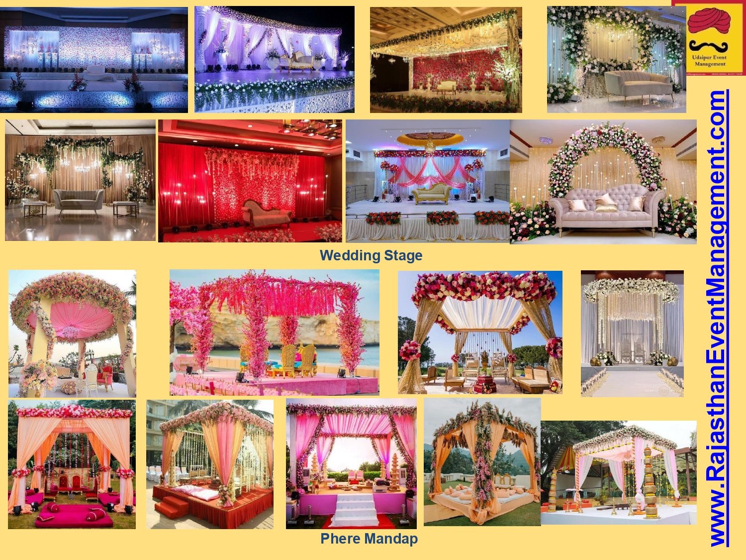 Stage Backdrop decoration inspiration board
