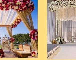 White Garland Mandap - Madhya Pradesh Event Management