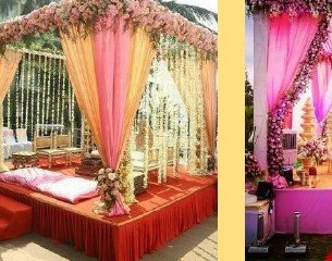 Greenery Pillar Mandap - Madhya Pradesh Event Management