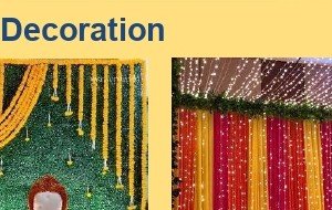 Yellow & White Mehendi Canopy - Madhya Pradesh Event Management
