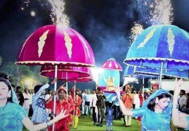 Illuminated Umbrella Procession - Madhya Pradesh Event Management