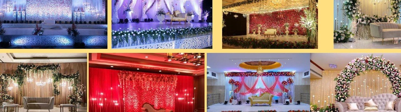 Stage Backdrop Decorations hero - Madhya Pradesh Event Management